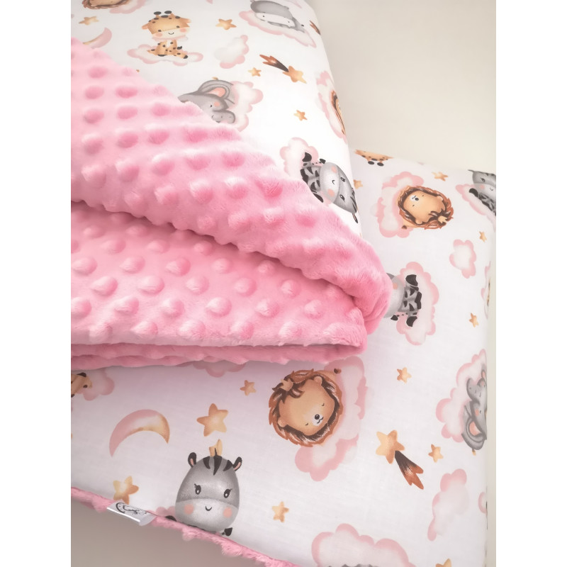 Minky pledukas mergaitei „Persiko minky“