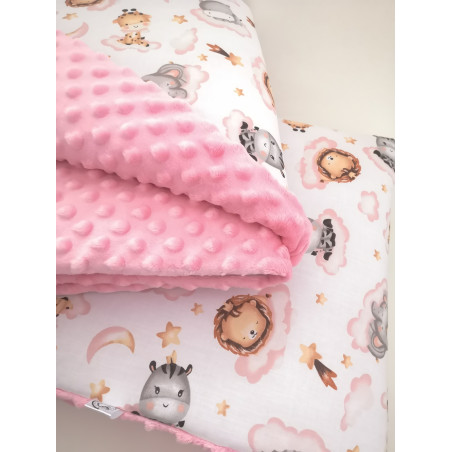 Minky pledukas mergaitei „Persiko minky“
